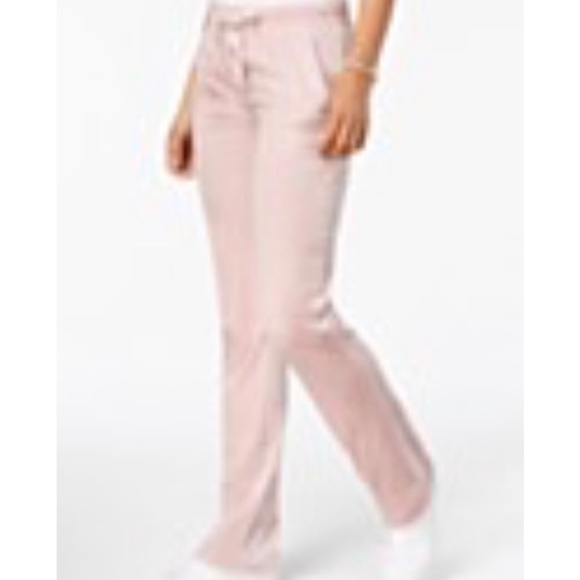 Material Girl Pants - Material Girl Active LaceUp Velour Lounge Pants